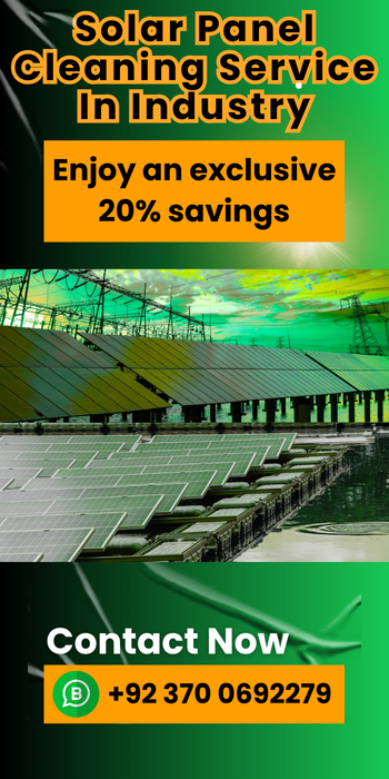 Solar Panel Cleaning Service in Site Industrial Area Karachi