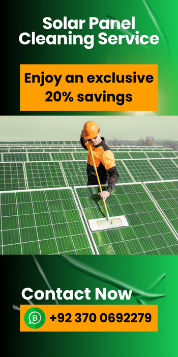 Solar Panel Cleaning Service in DHA Karachi