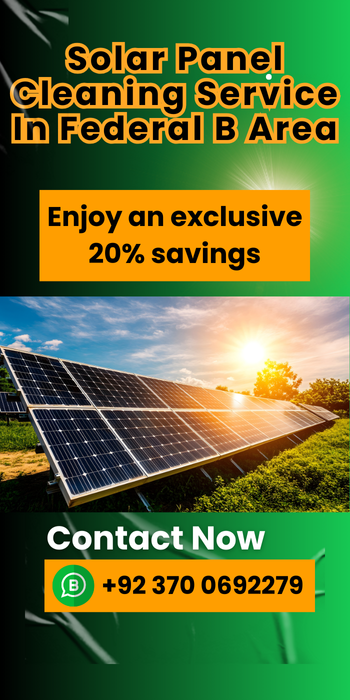 Solar Panel Cleaning Service in Federal B Area